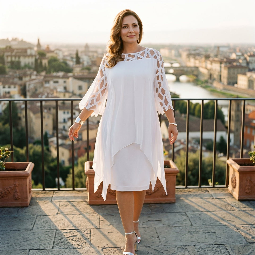 Sarah - Elegant Plus Size Formal Dress for Special Occasions