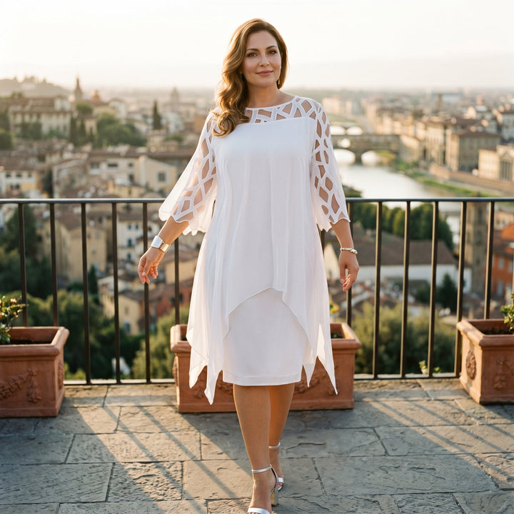 Sarah - Elegant Plus Size Formal Dress for Special Occasions