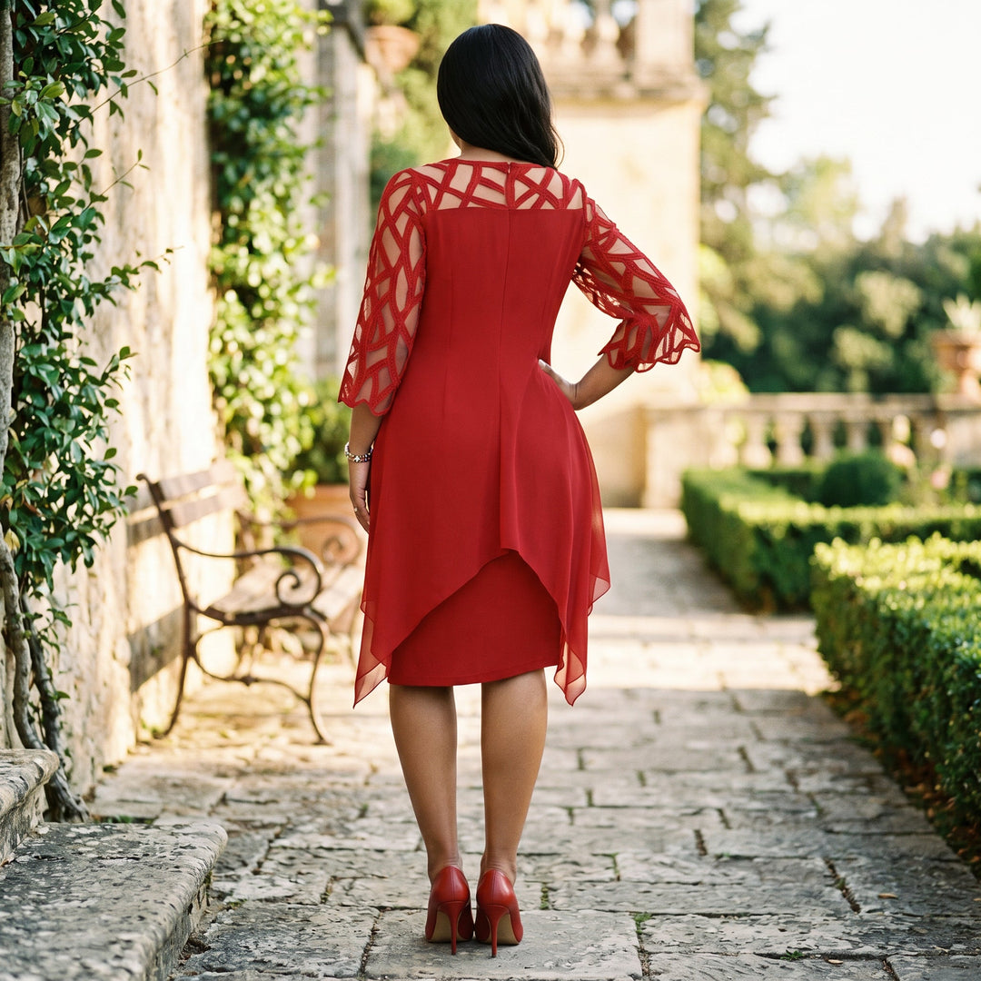 Sarah - Elegant Plus Size Formal Dress for Special Occasions
