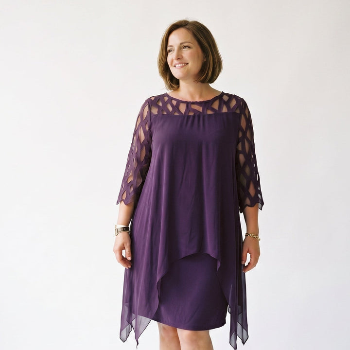 Sarah - Elegant Plus Size Formal Dress for Special Occasions