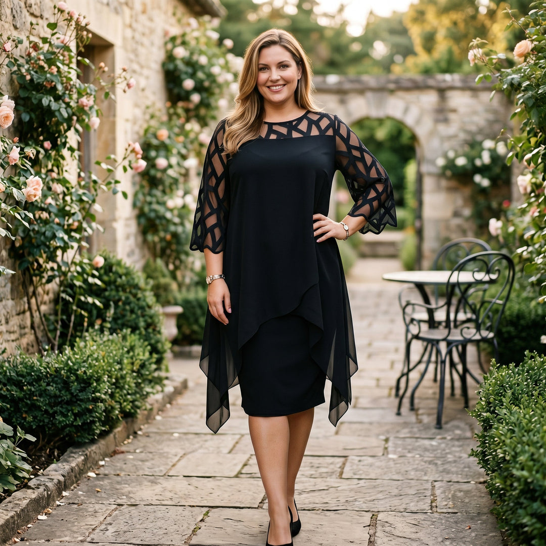 Sarah - Elegant Plus Size Formal Dress for Special Occasions