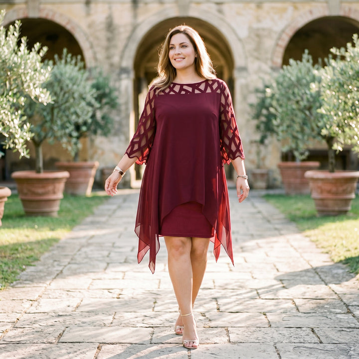 Sarah - Elegant Plus Size Formal Dress for Special Occasions