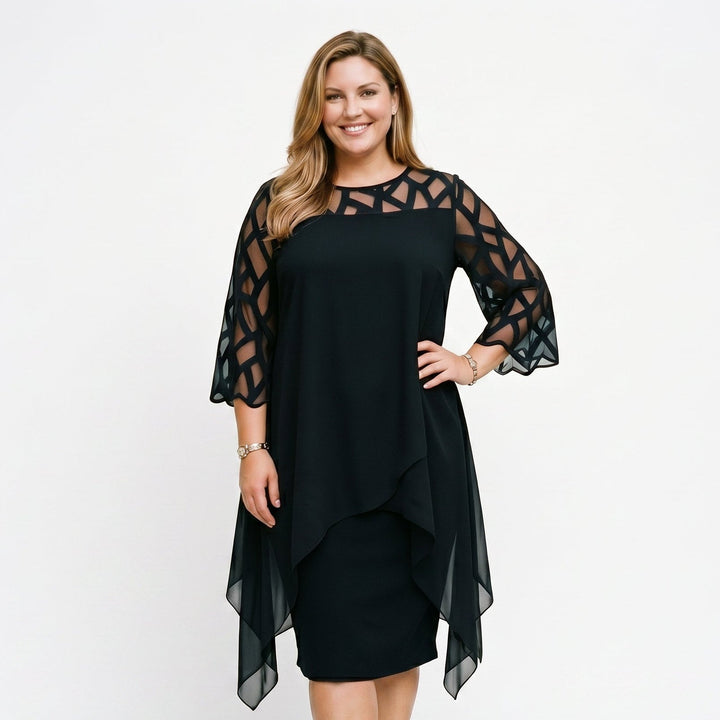 Sarah - Elegant Plus Size Formal Dress for Special Occasions