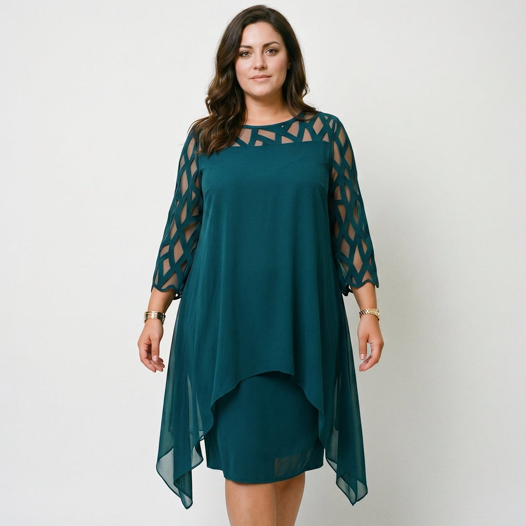 Sarah - Elegant Plus Size Formal Dress for Special Occasions