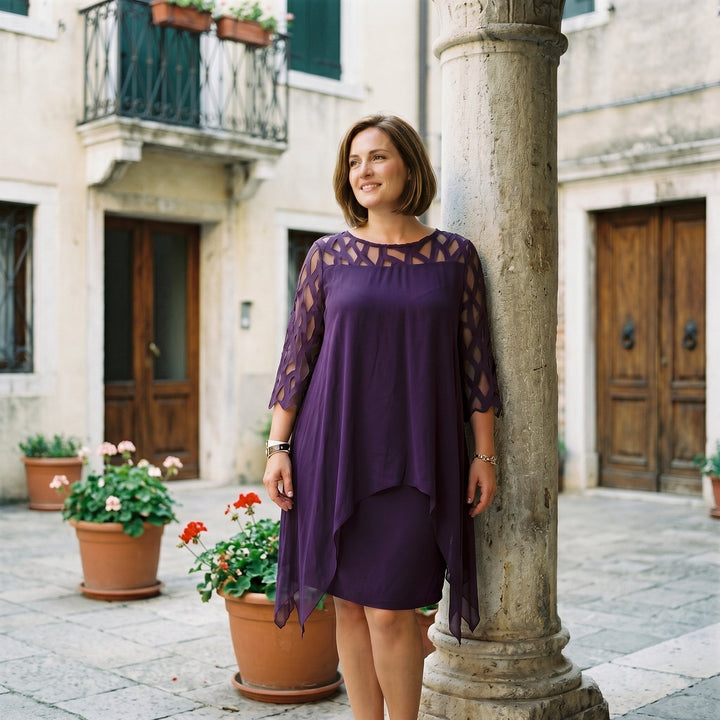 Sarah - Elegant Plus Size Formal Dress for Special Occasions