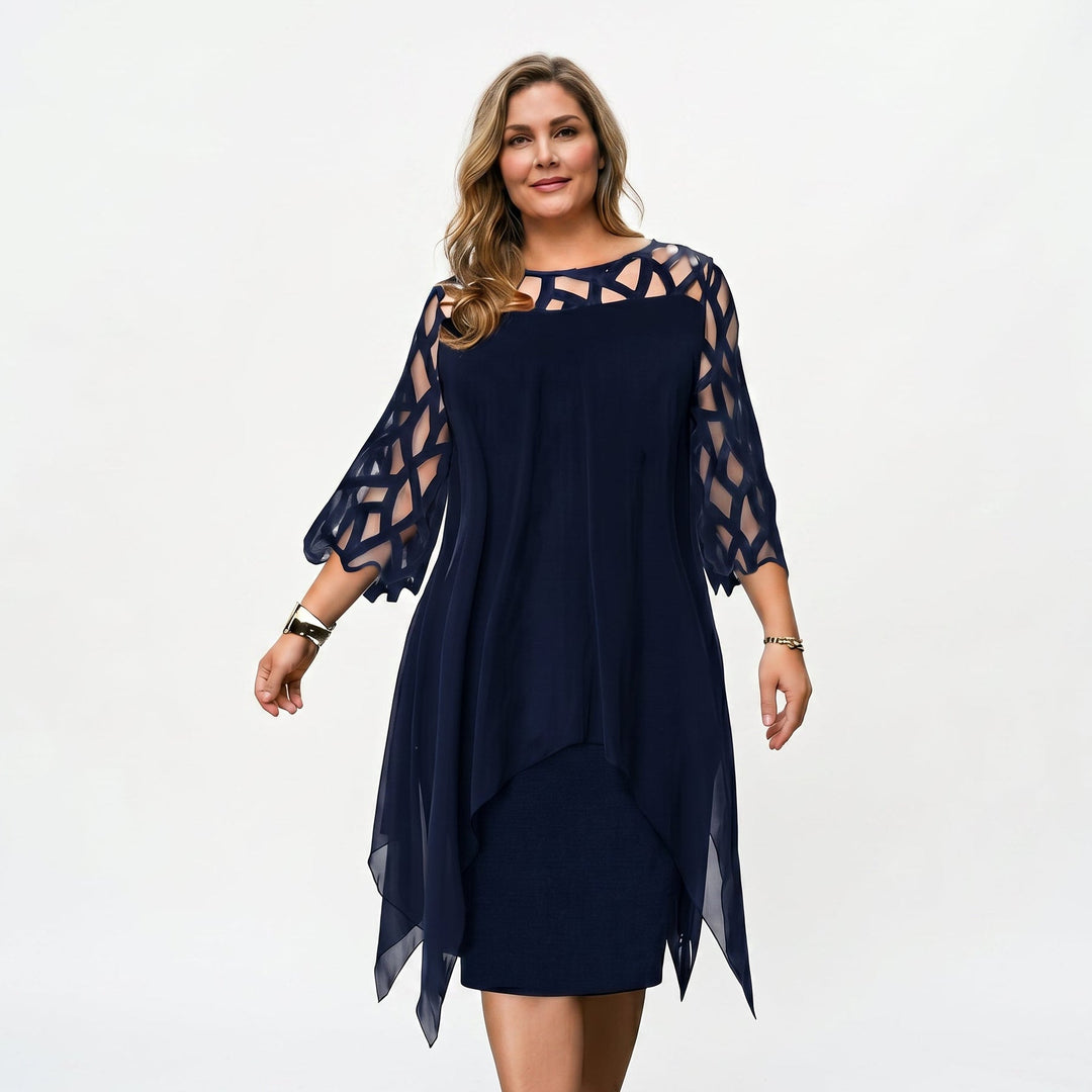 Sarah - Elegant Plus Size Formal Dress for Special Occasions