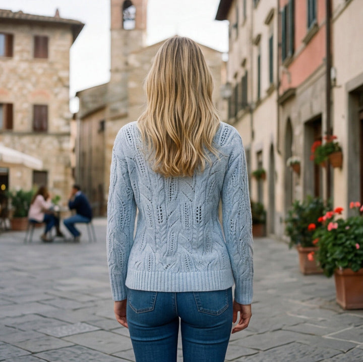 Soft Knit Cardigan Sweater for Women - Cozy Textured Design