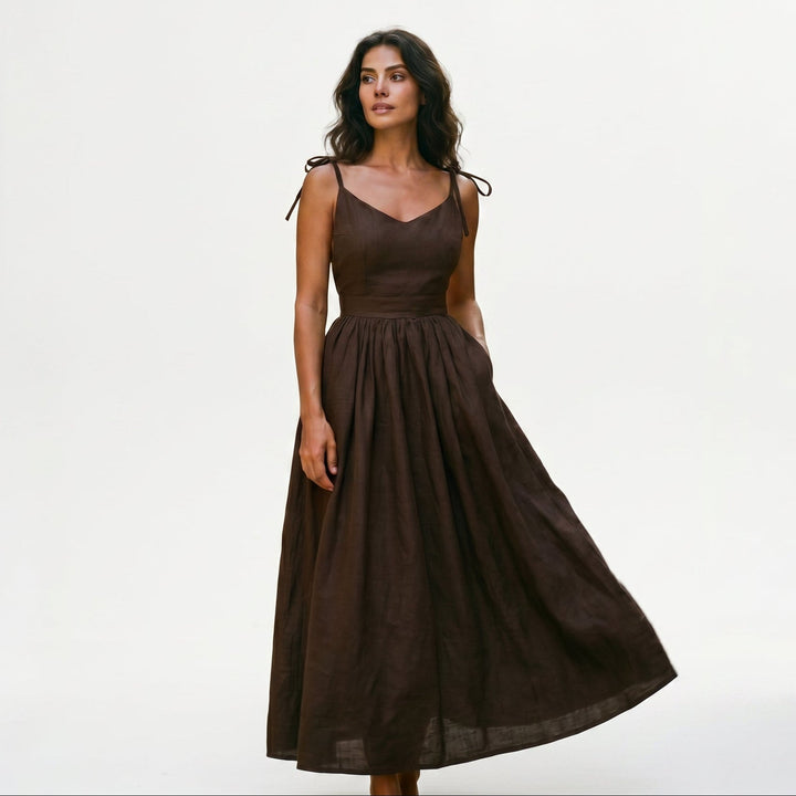 Sophia - Chic Backless A-Line Summer Dress