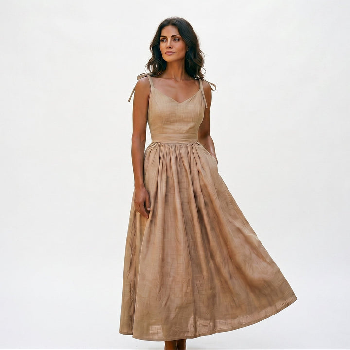 Sophia - Chic Backless A-Line Summer Dress