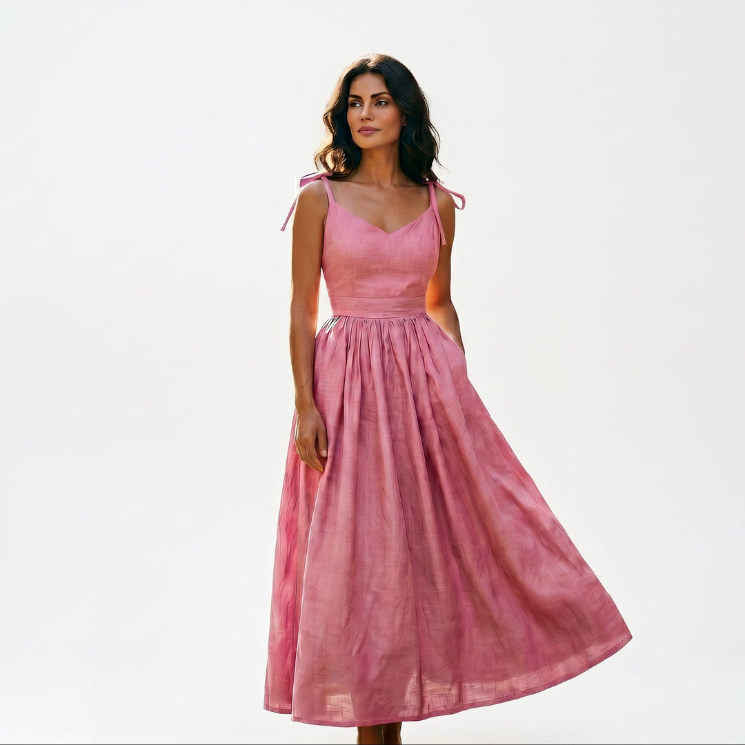 Sophia - Chic Backless A-Line Summer Dress