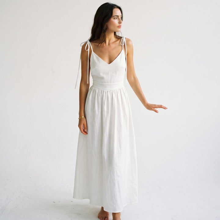 Sophia - Chic Backless A-Line Summer Dress