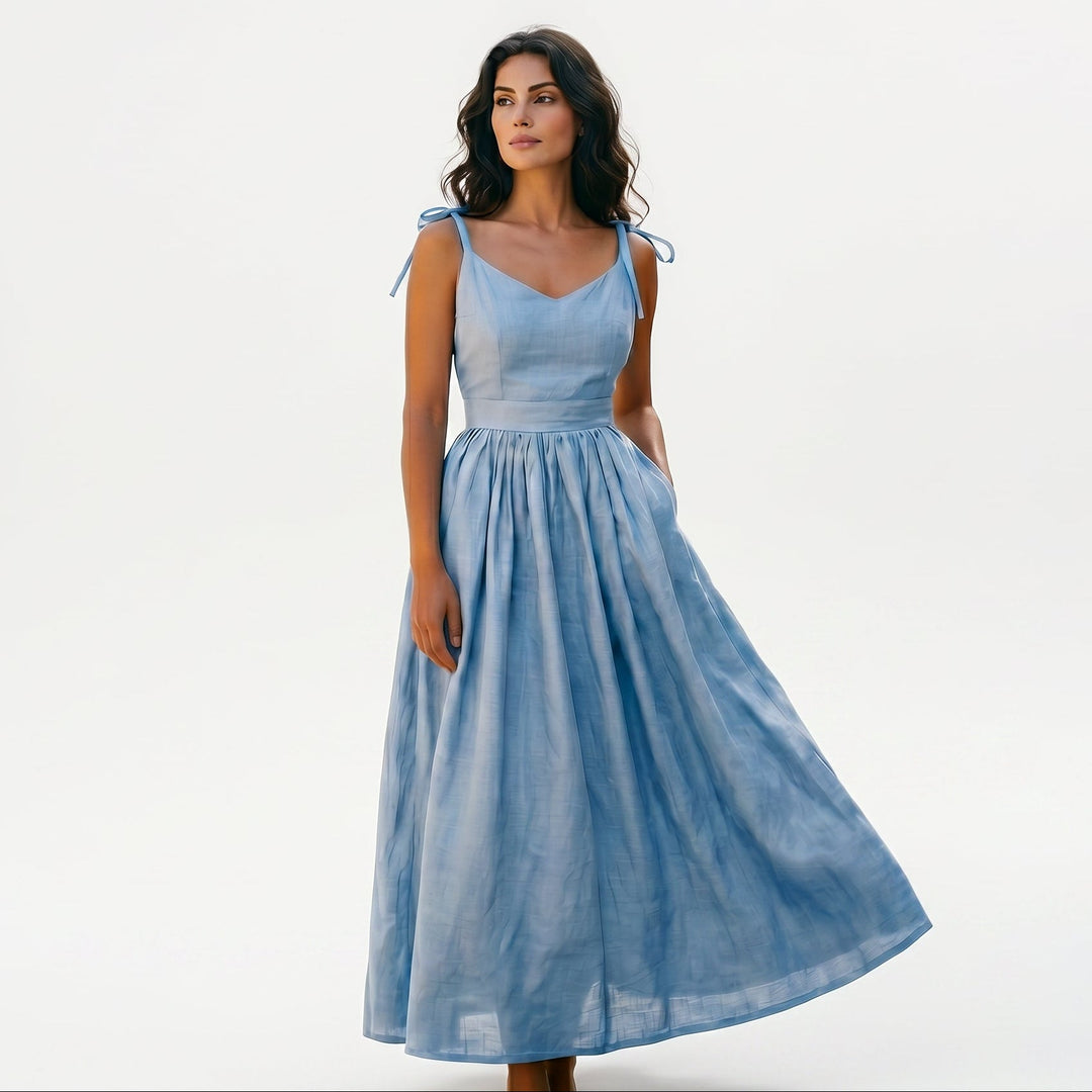 Sophia - Chic Backless A-Line Summer Dress
