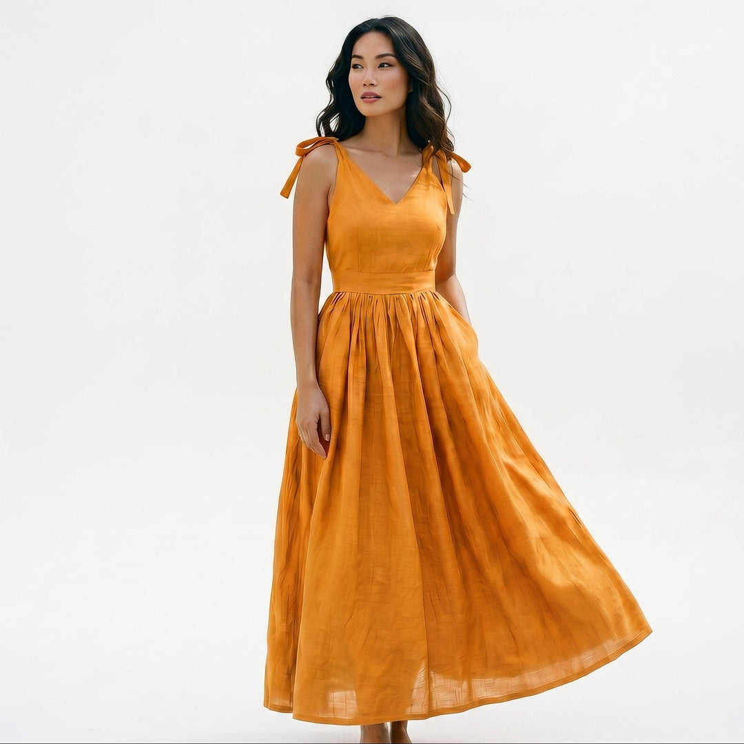 Sophia - Chic Backless A-Line Summer Dress