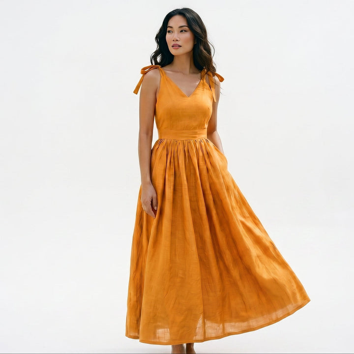 Sophia - Chic Backless A-Line Summer Dress