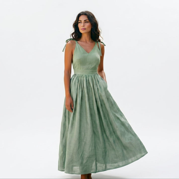 Sophia - Chic Backless A-Line Summer Dress
