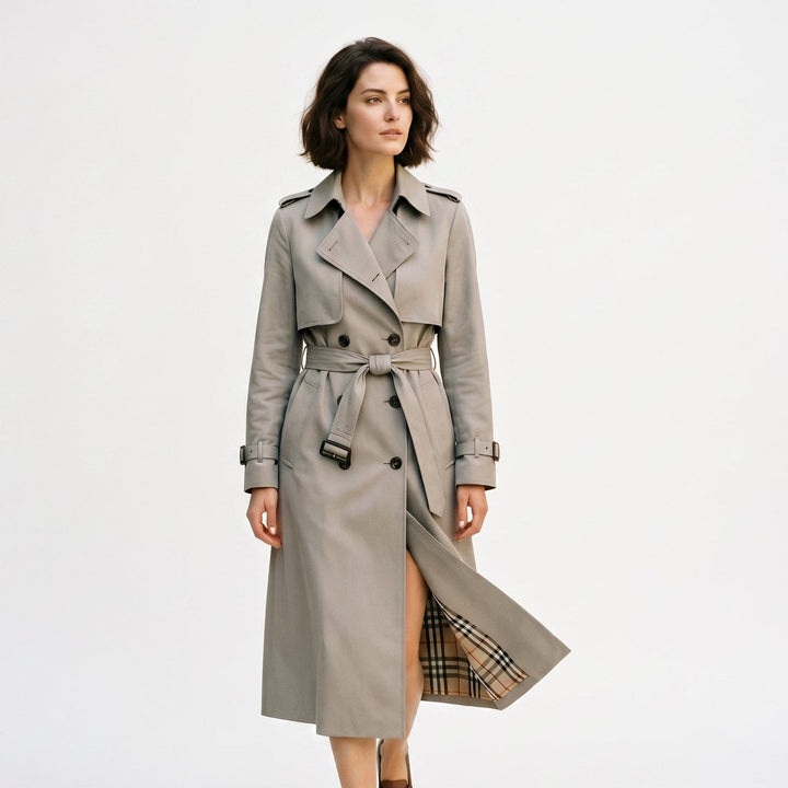 Sophia - Elegant Long Trench Coat for Women
