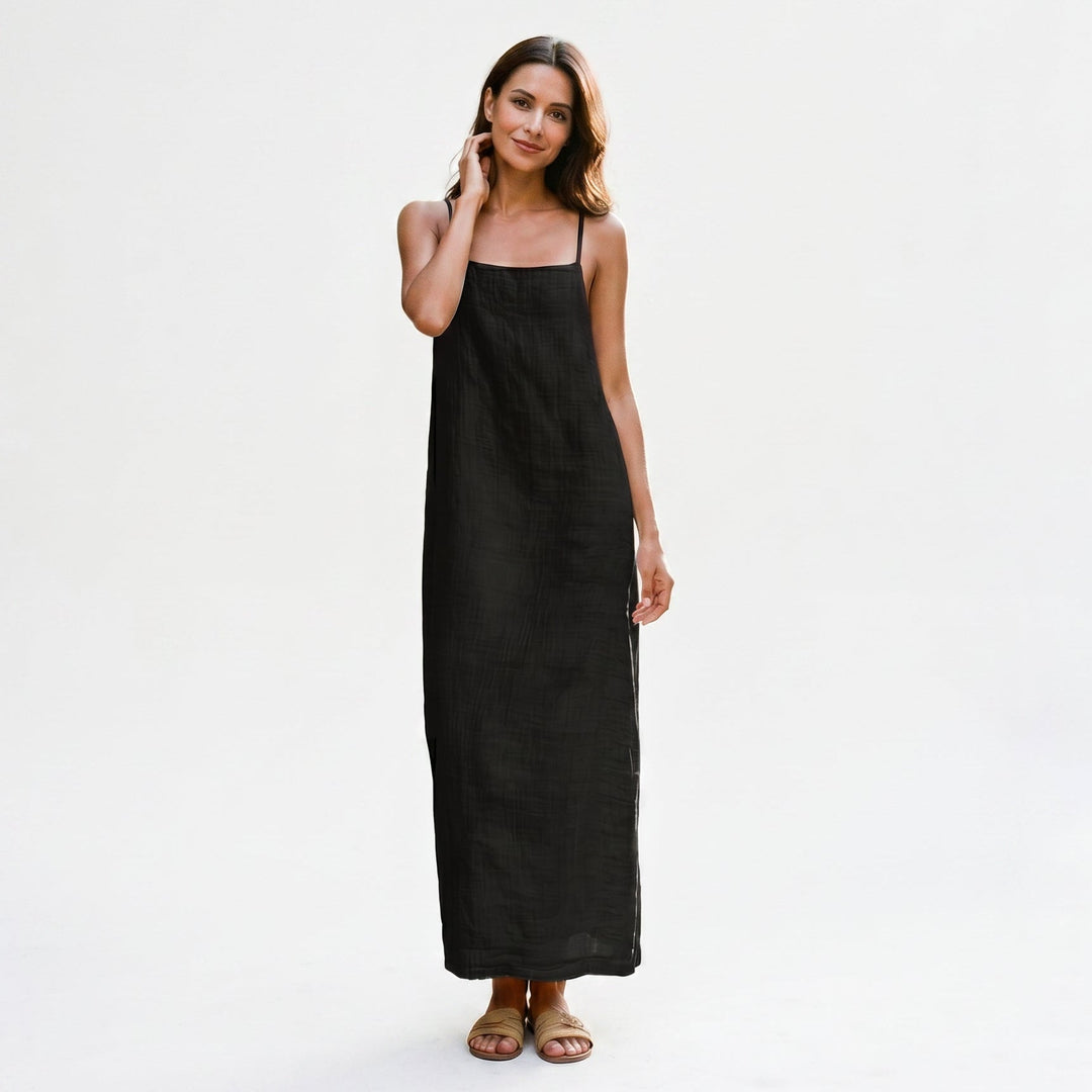 Elegant Red Maxi Dress for Women