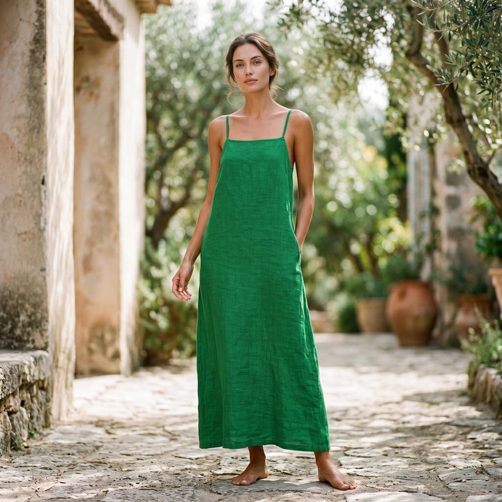 Elegant Red Maxi Dress for Women