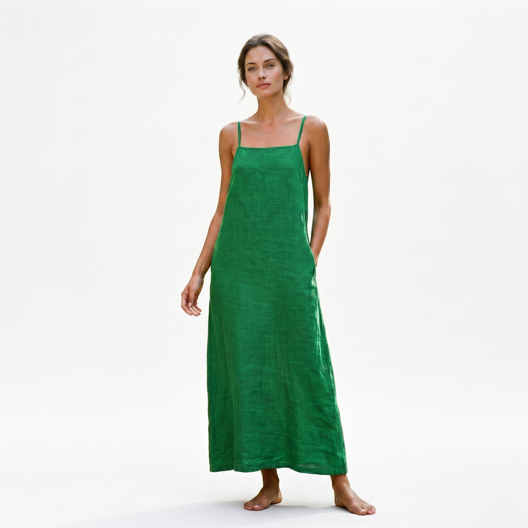 Elegant Red Maxi Dress for Women