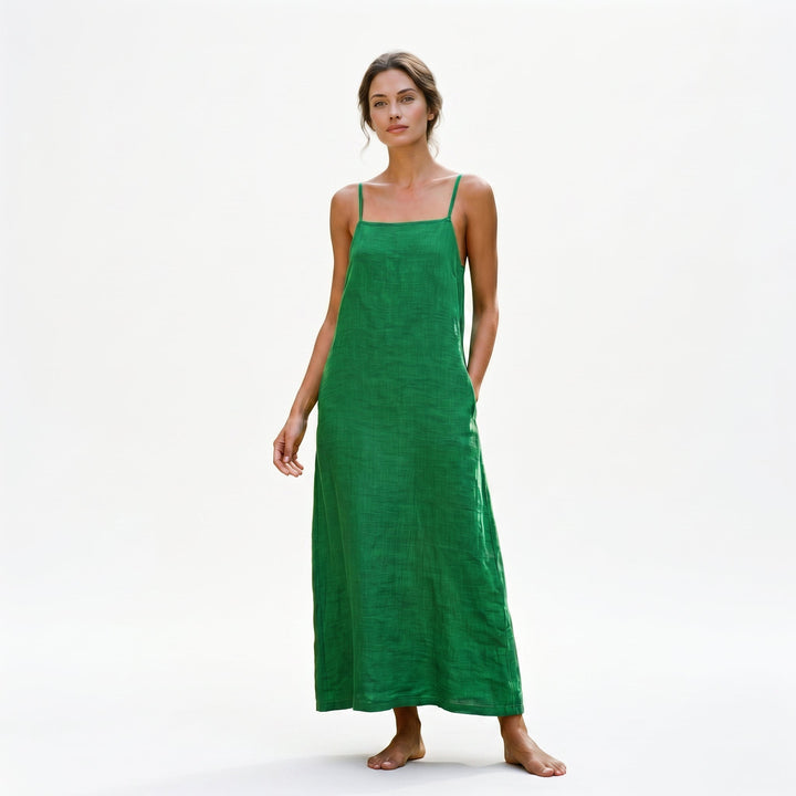 Elegant Red Maxi Dress for Women
