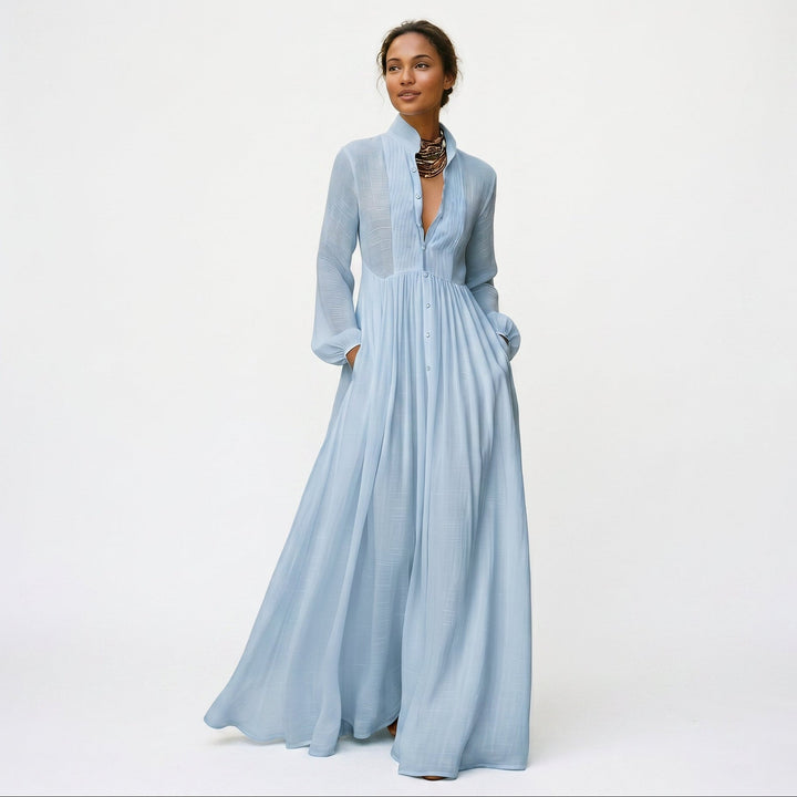Chic Long Sleeve Maxi Dress for Women