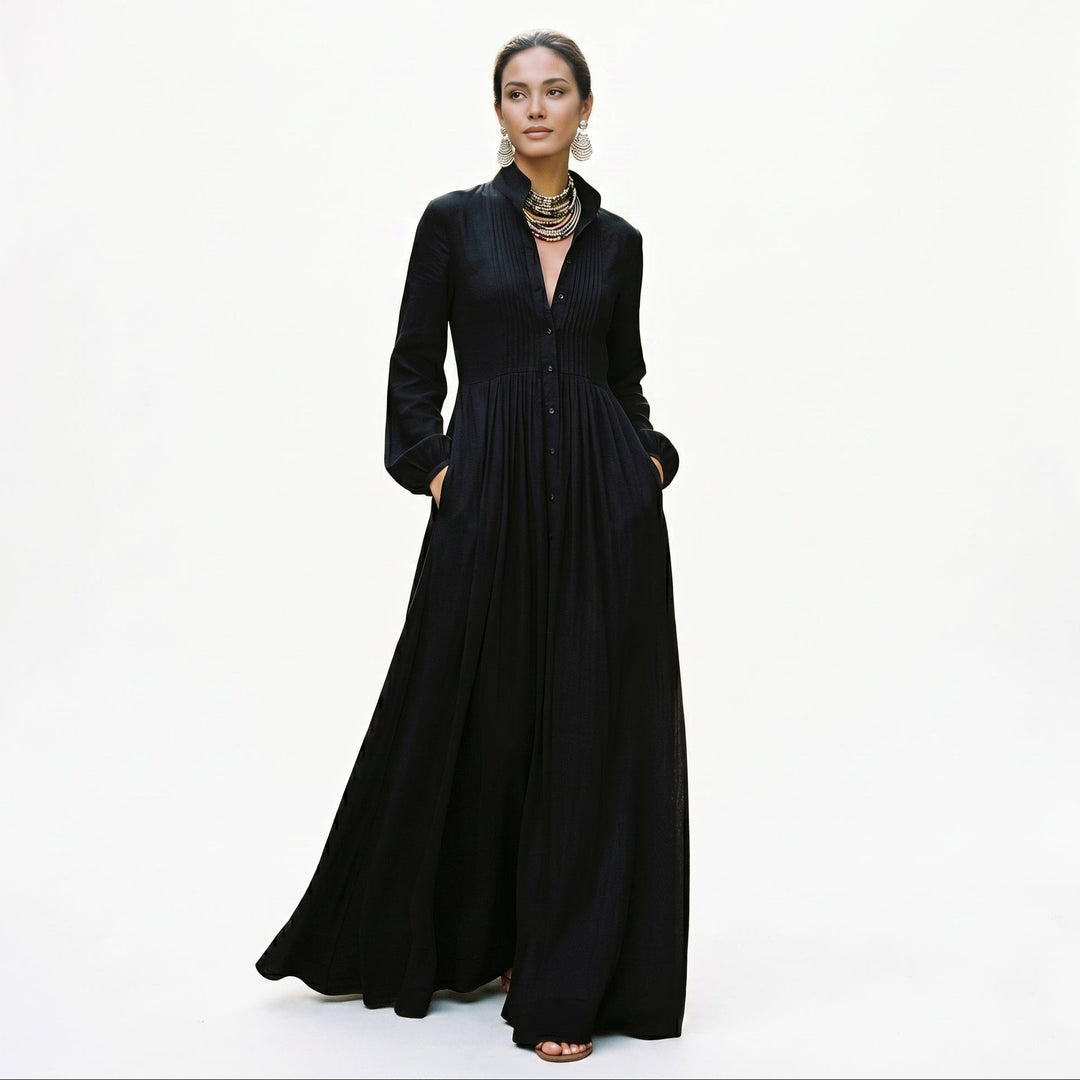 Chic Long Sleeve Maxi Dress for Women