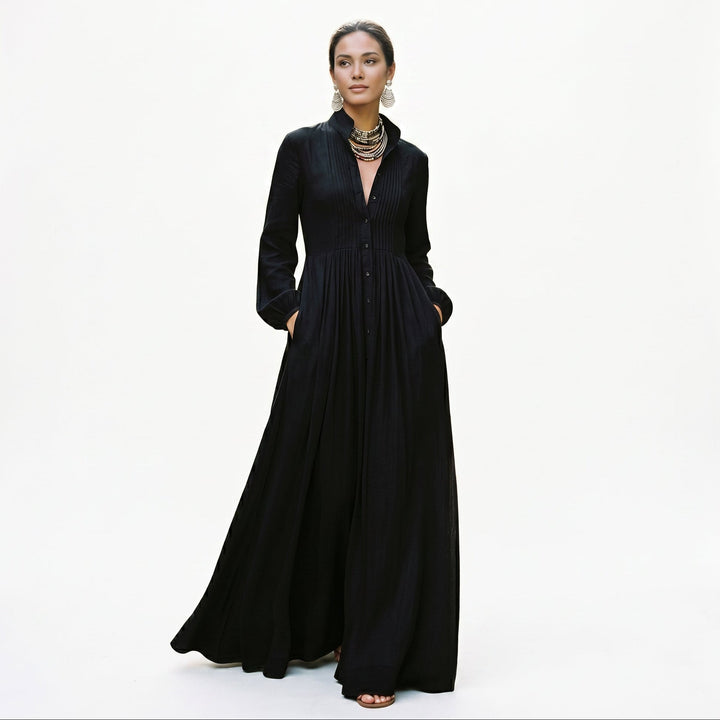 Chic Long Sleeve Maxi Dress for Women