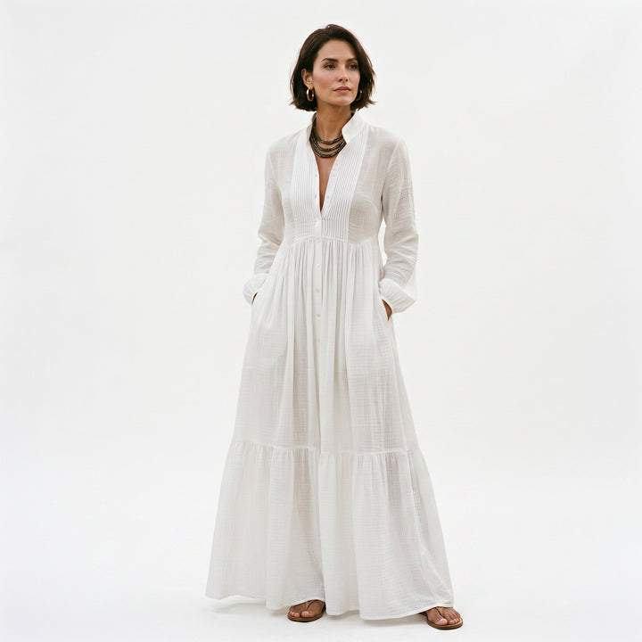Chic Long Sleeve Maxi Dress for Women