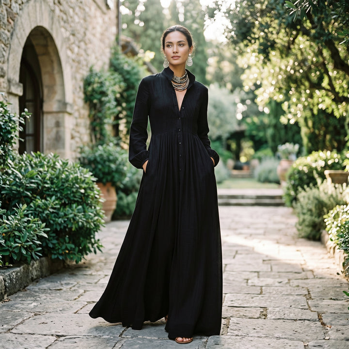 Chic Long Sleeve Maxi Dress for Women