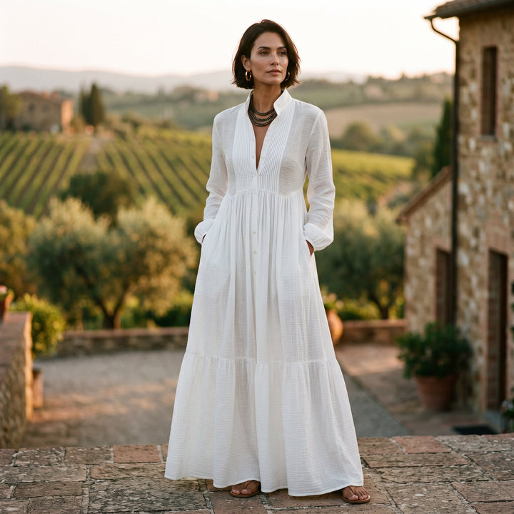 Chic Long Sleeve Maxi Dress for Women