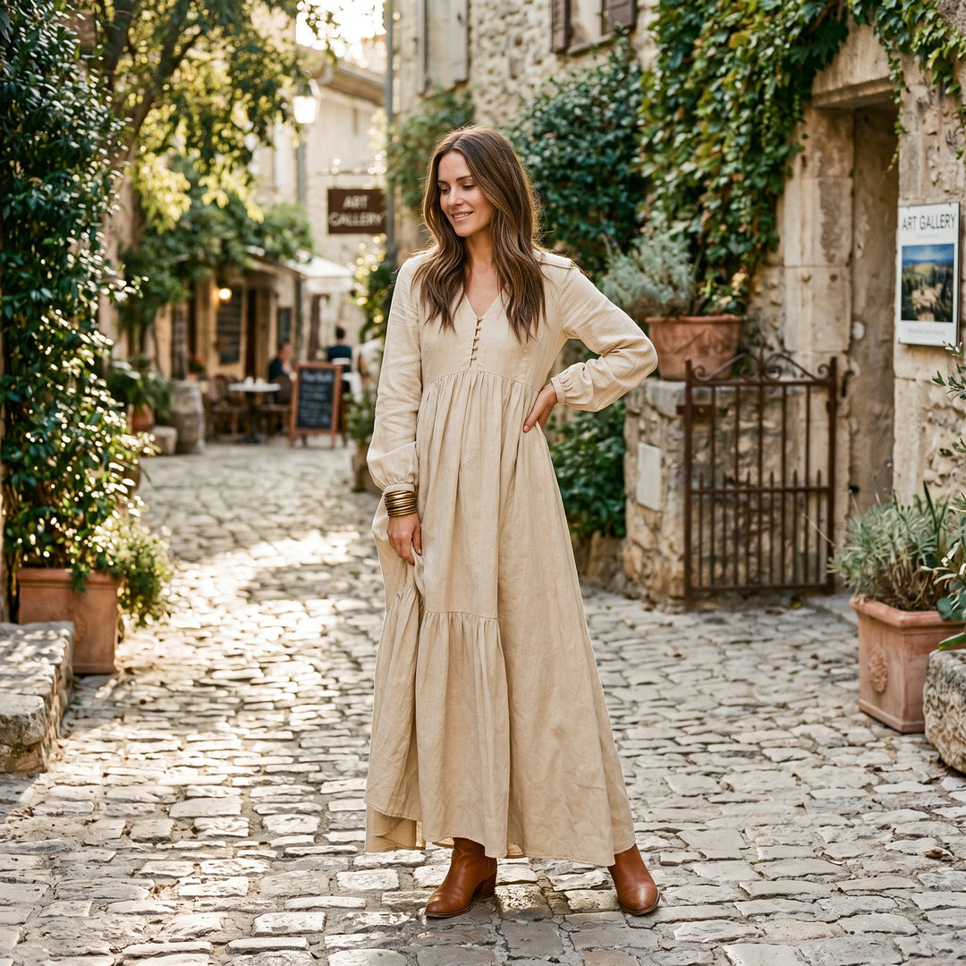 Sophie - Retro Elegant Long-Sleeved Women&