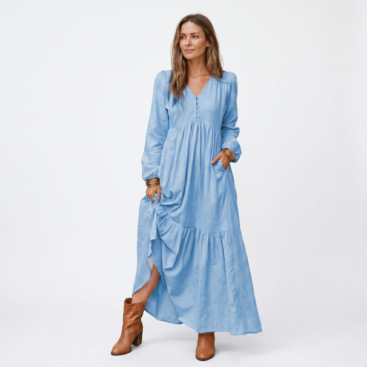 Sophie - Retro Elegant Long-Sleeved Women&