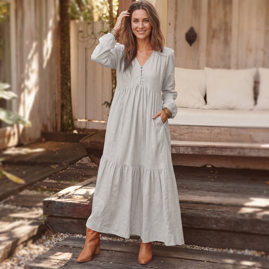 Sophie - Retro Elegant Long-Sleeved Women&