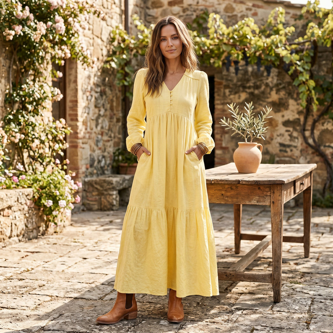 Sophie - Retro Elegant Long-Sleeved Women&