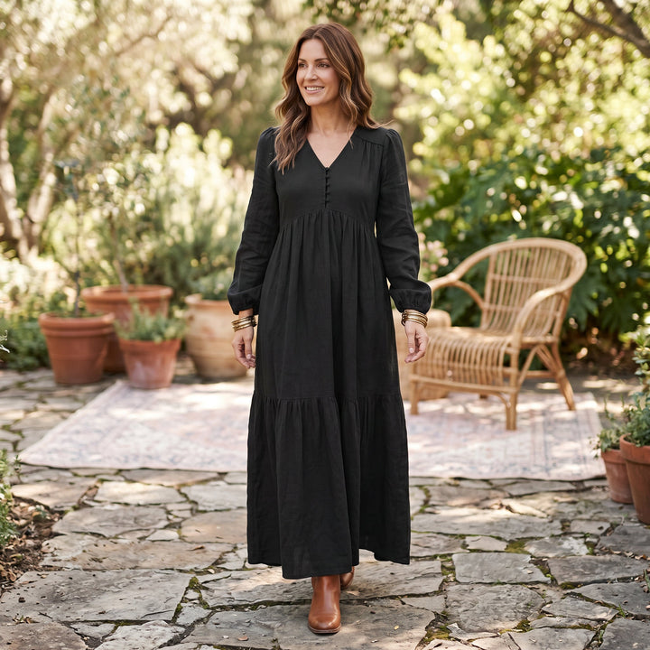 Sophie - Retro Elegant Long-Sleeved Women&
