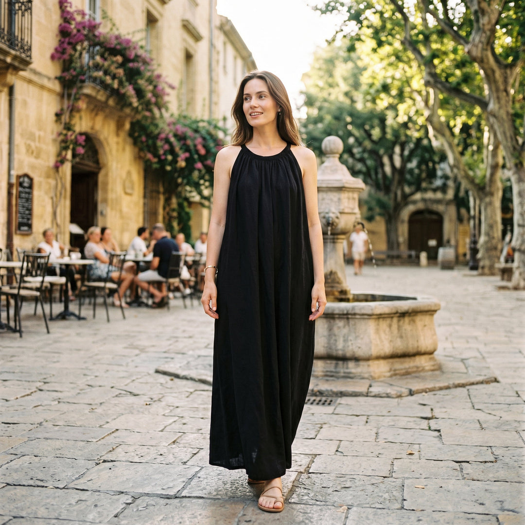 Sophie - Vintage Floral Maxi Dress for Women