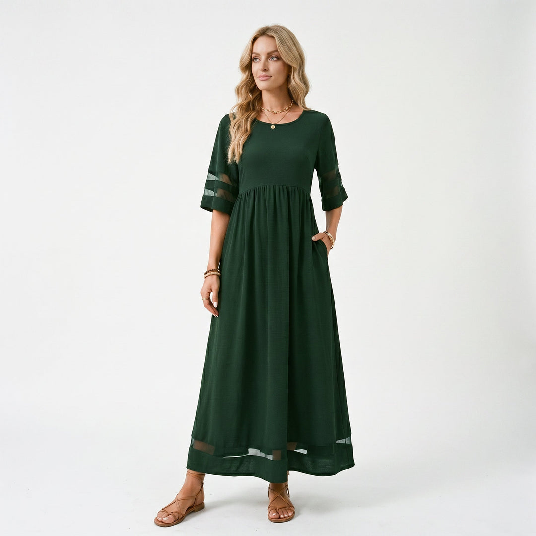 Venus - Elegant Tummy Flattering Summer Dress
