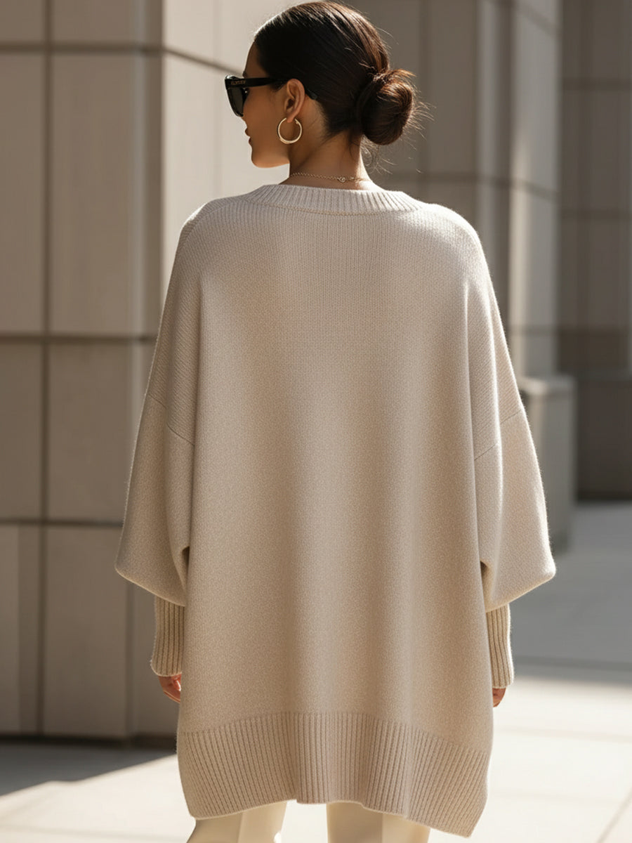 Carol - Cozy Oversized Poncho Sweater