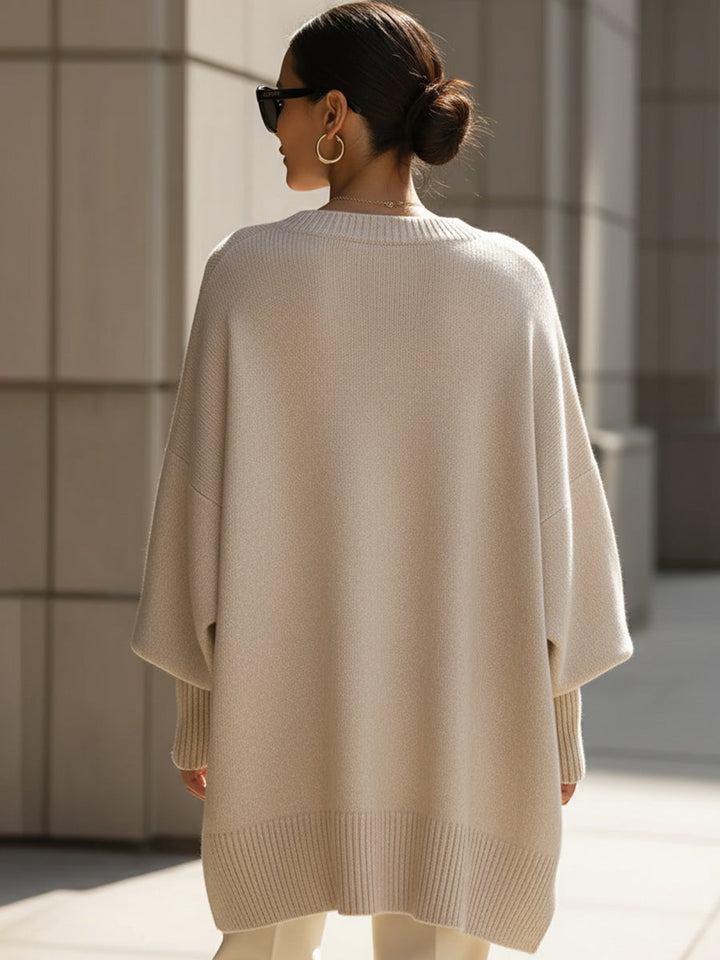 Carol - Cozy Oversized Poncho Sweater