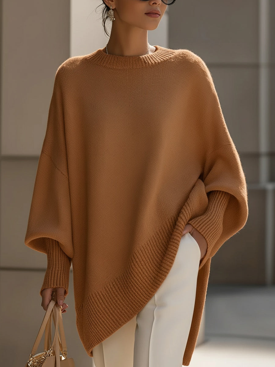 Carol - Cozy Oversized Poncho Sweater